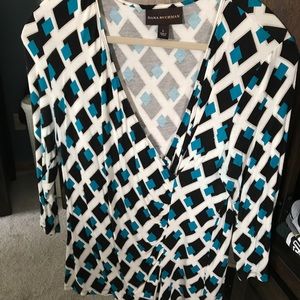 Knit Dana Buchanan size L 3/4 sleeve top